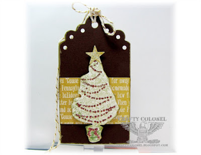 CraftyColonel Donna Nuce for Club Scrap Christmas Thyme bloghop.