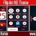 Flip Art Live HD Theme For Nokia Asha202,300,303,C2-02,C2-03,C3-01 Touch and Type Devices.