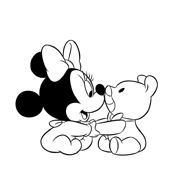 baby coloring pages mickey mouse - photo #10