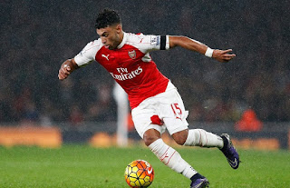 Arsenal star Alex Oxalade-Chamerlain return to training