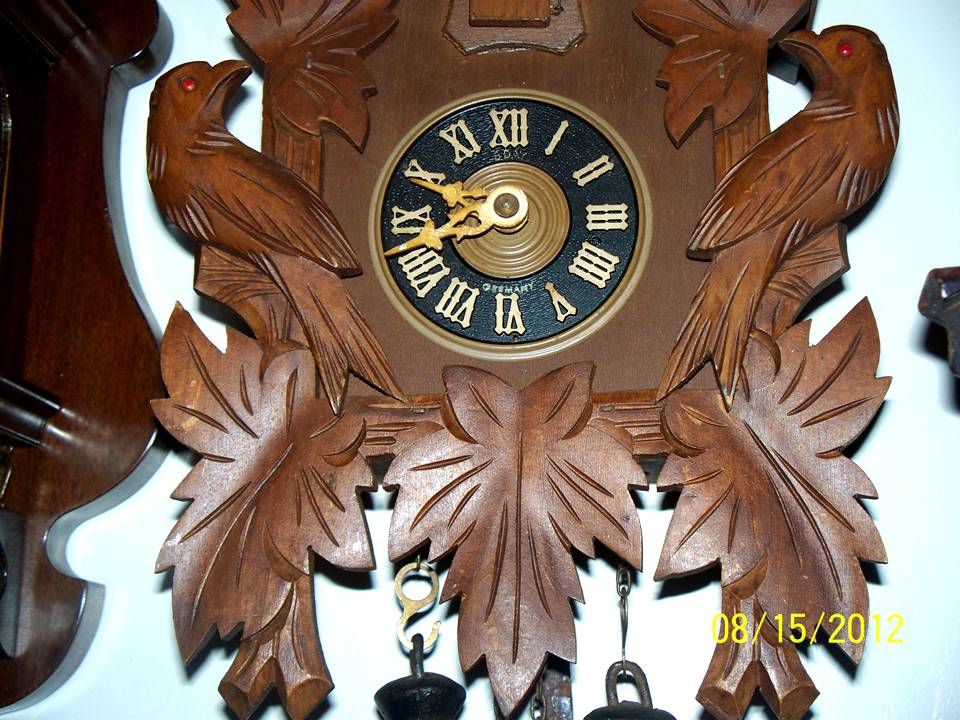 Waktu Luang......... SOLD Kikuk 8 Hari Birds 36cm Cuckoo Clock