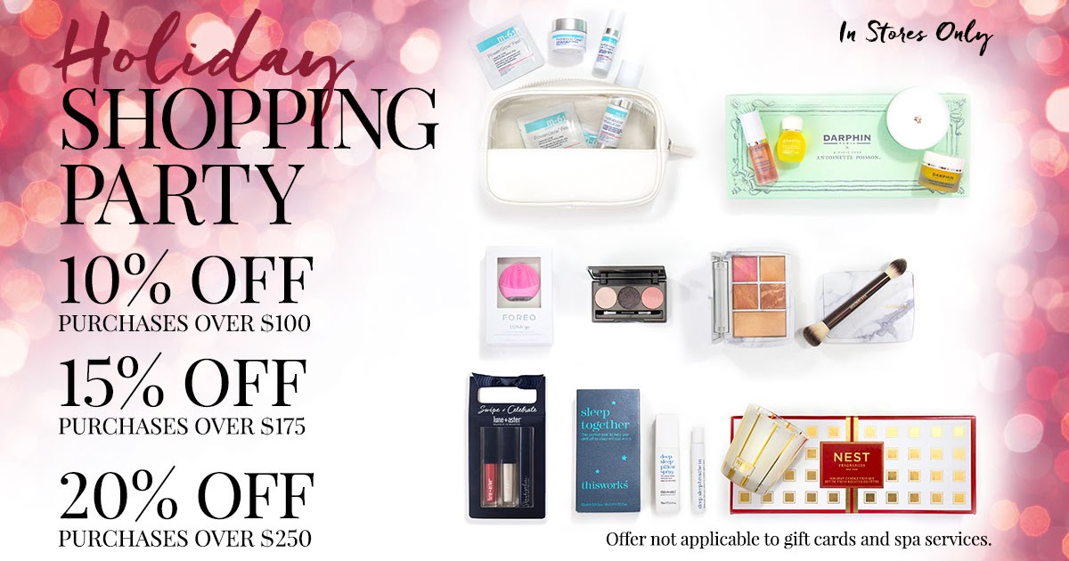 The Beauty Alchemist Bluemercury Holiday Shopping Party Days & Discounts