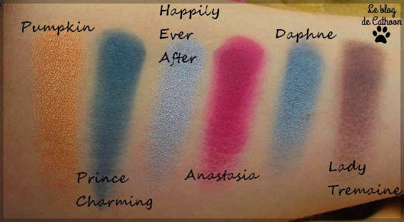 swatch Fards palette Enchanted Forest - Sleek