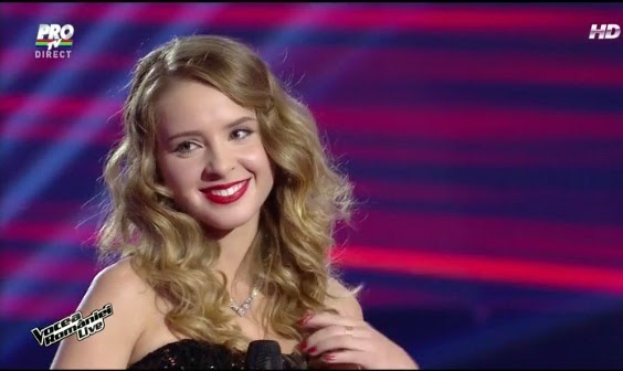 Ilinca Bacila La Vocea Romaniei Din 21 Noiembrie 2014 Video