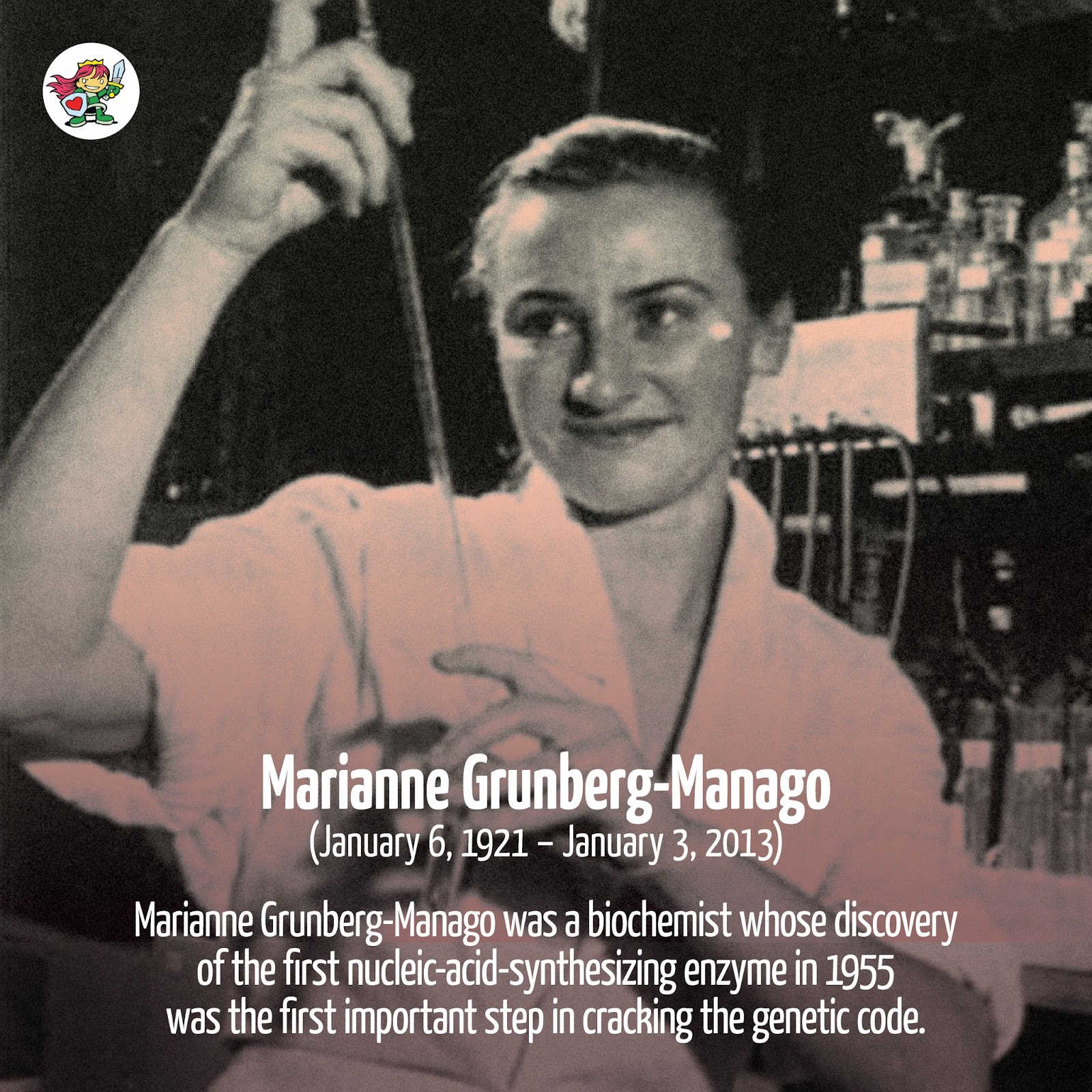 Marianne GrunbergManago biochemist SelfRescuing Princess Society