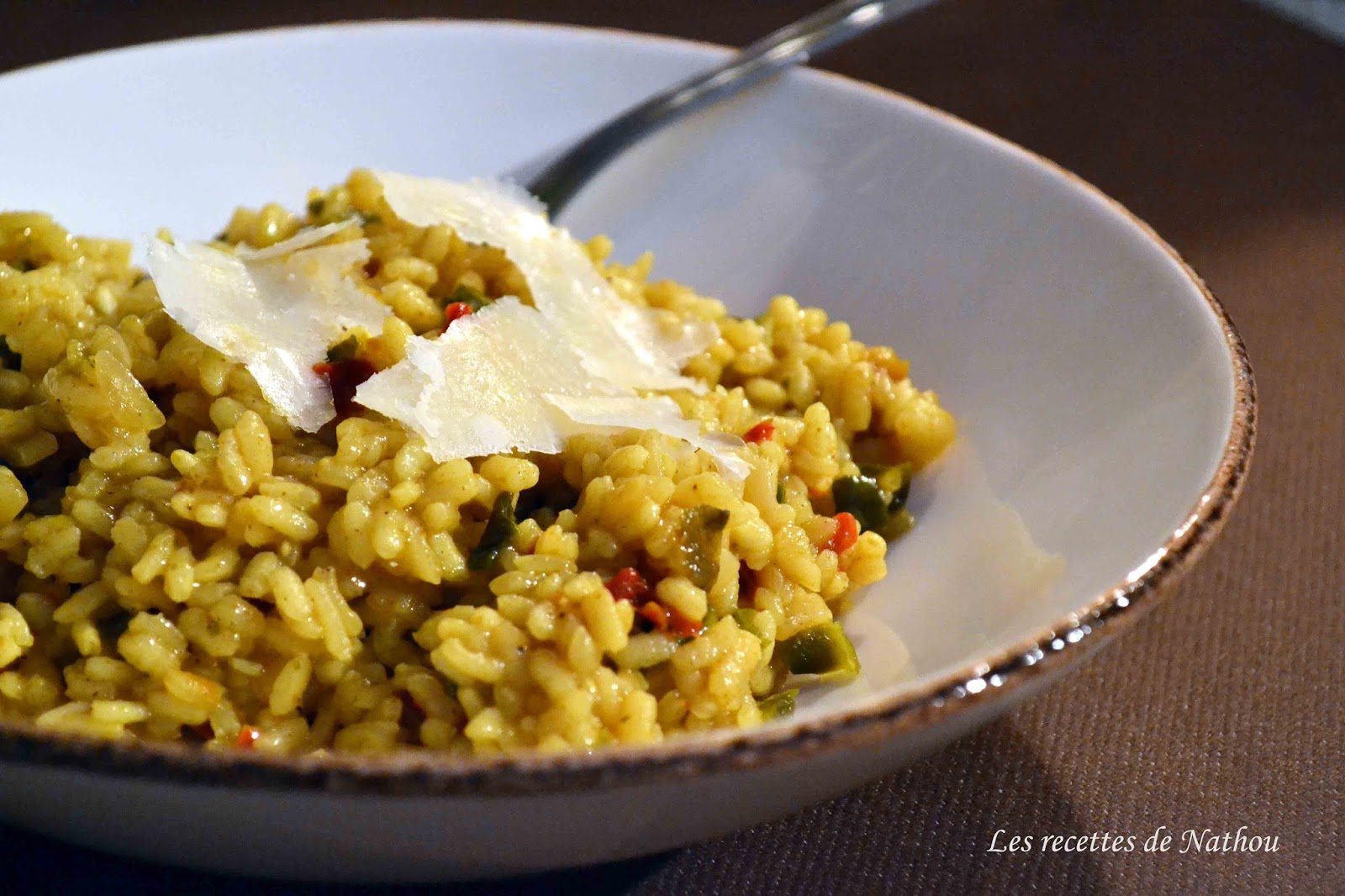 Ma cuisine au fil de mes idées... Risotto au curry de Delhaize