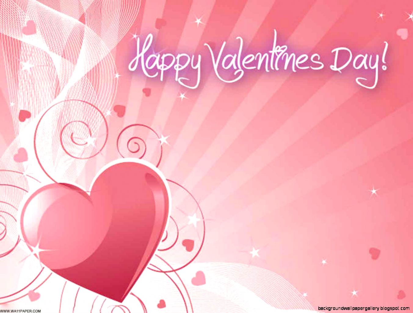Free Wallpapers – Happy Valentines Day Heart Wallpaper
