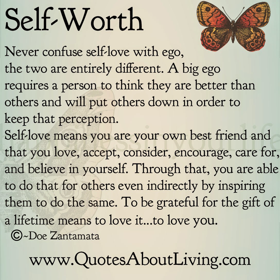 self worth card self love