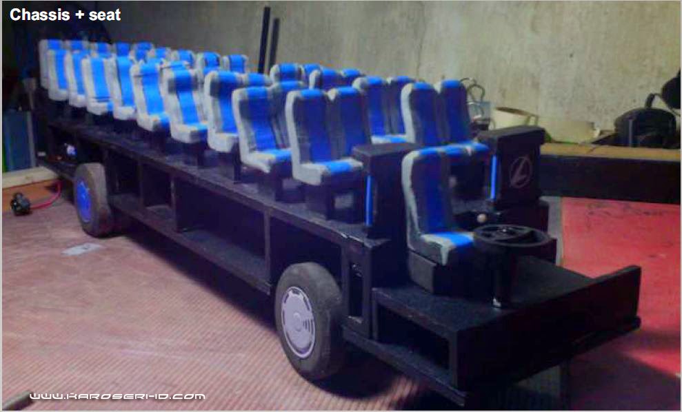 Miniatur Bus Discovery Sugeng Rahayu Seat