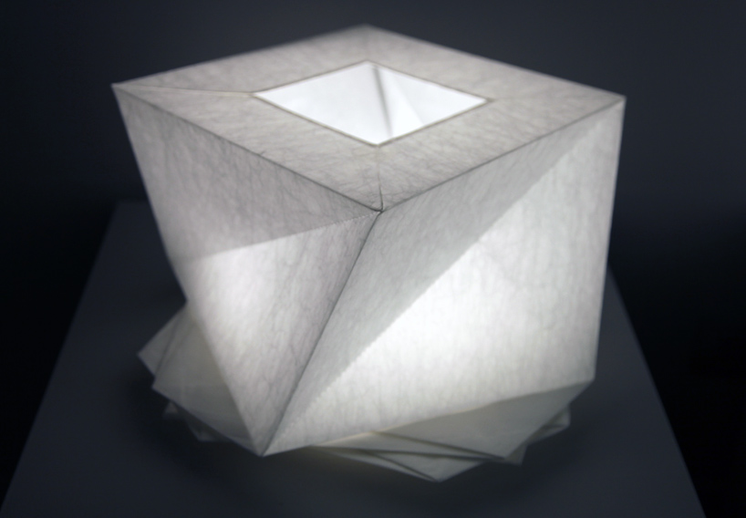Arcfly A Sculpture Of Shadow And Light In Ei Lamp By Issey Miyake A Sculpture Of Shadow And Light In Ei Lamp By Issey Miyake