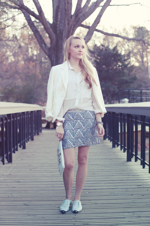 Tigers Don't Lose Sleep: Spring Transition Pieces: White Blazer and ...