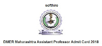 DMER Maharashtra Assistant Professor Admit Card