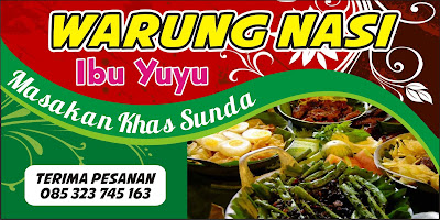 Contoh Spanduk Warung Nasicdr Karyaku