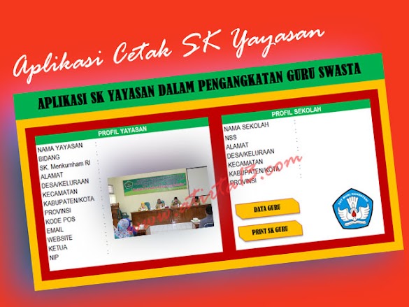Aplikasi Cetak Sk Yayasan Untuk Guru Swasta