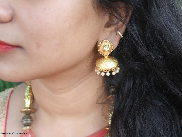 earings for saree