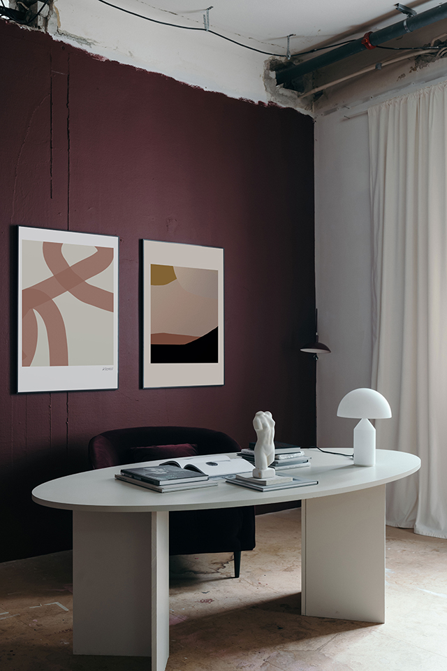 Lovisa Häger creates the Colorful Studio for Wall of Art
