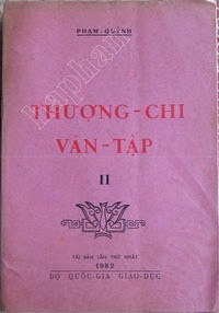 Thượng Chi Văn Tập 2 - Phạm Quỳnh