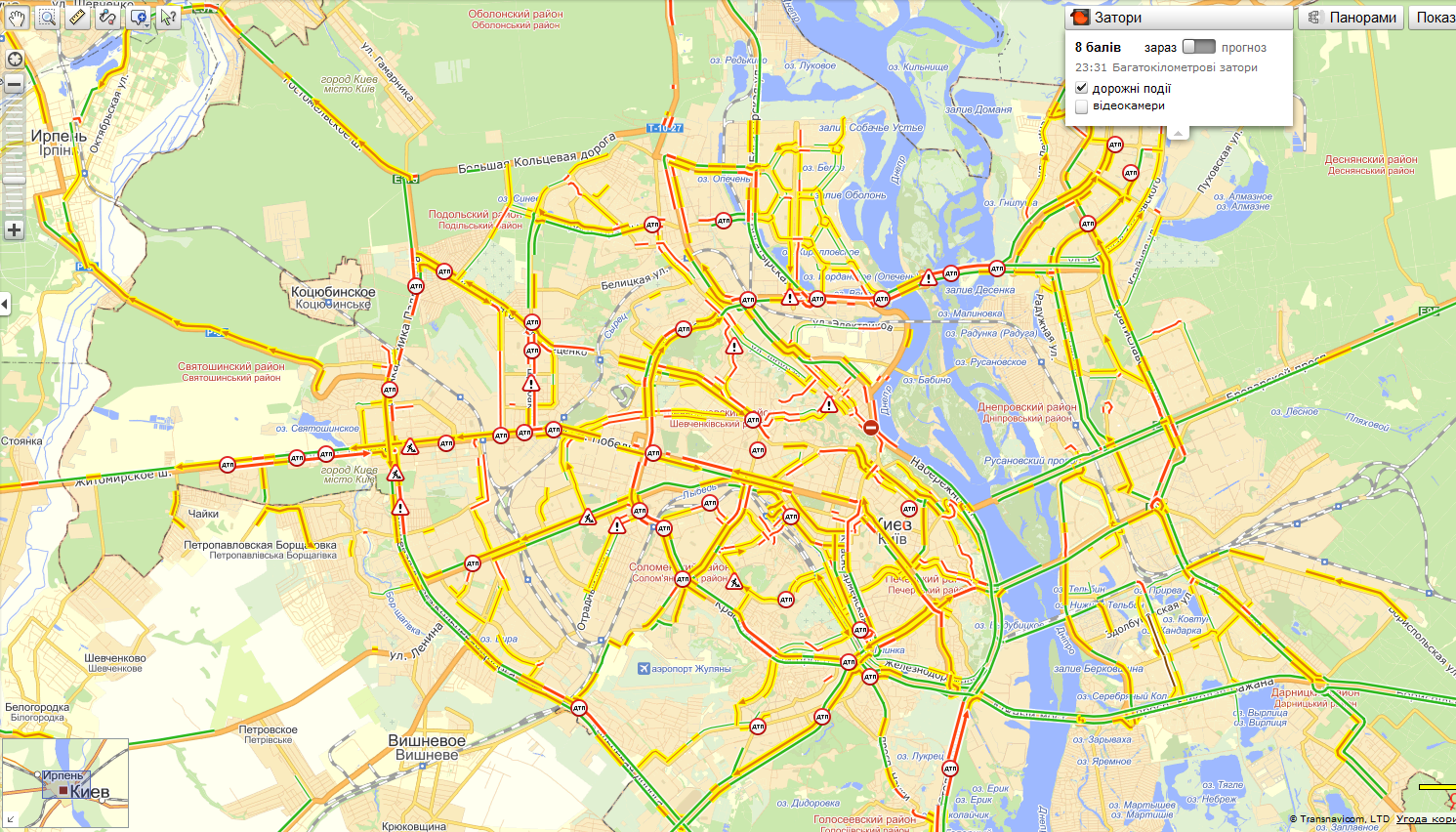 Река ирпень украина карта