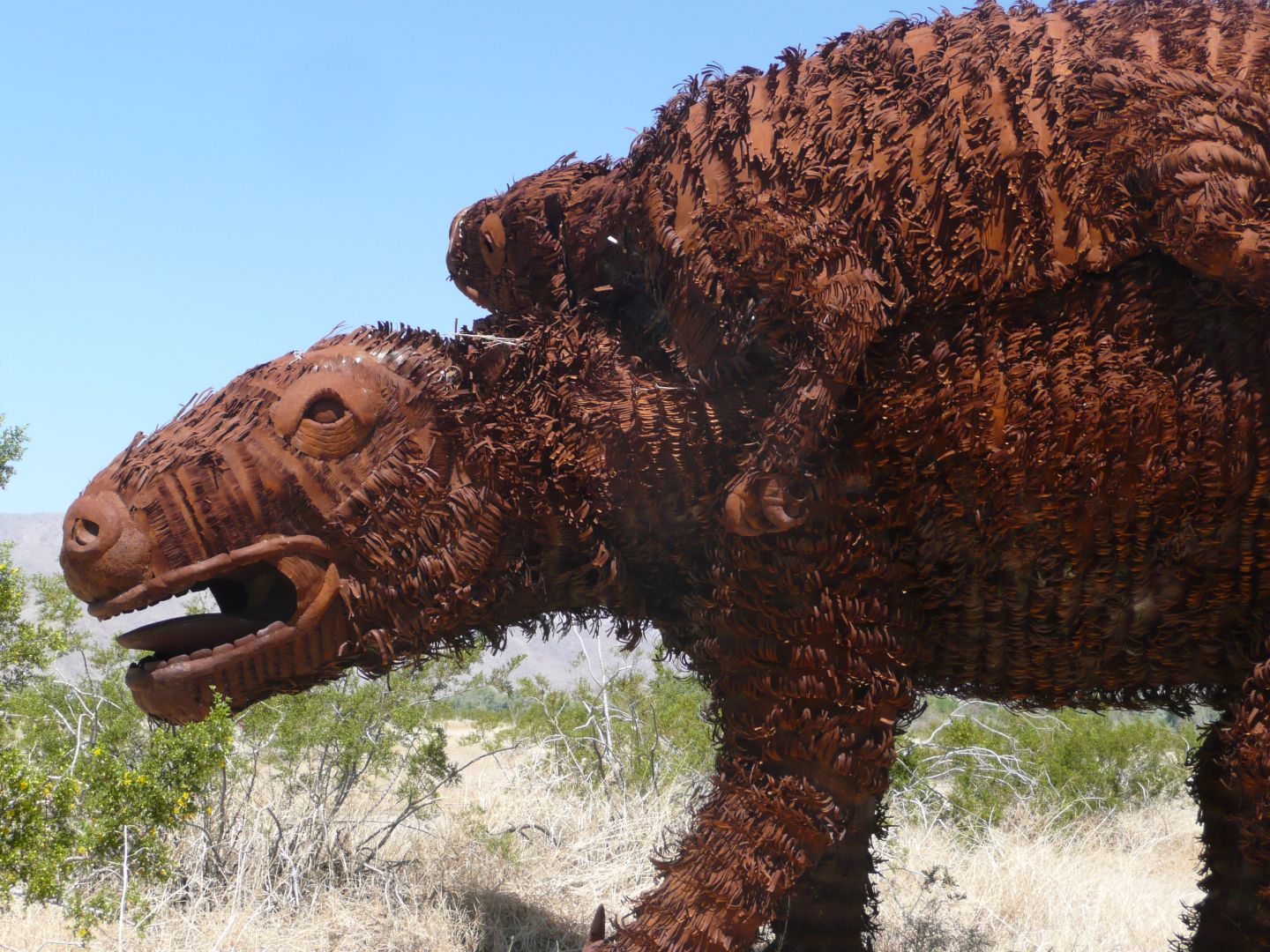On the Road..........Again Borrego Springs Metal Sculptures