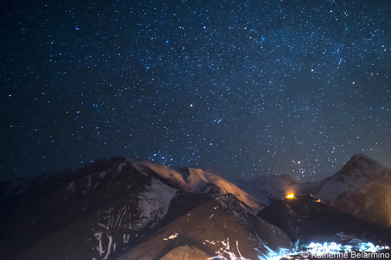 Rooms Hotel Kazbegi Gergeti Trinity Church Night View Review