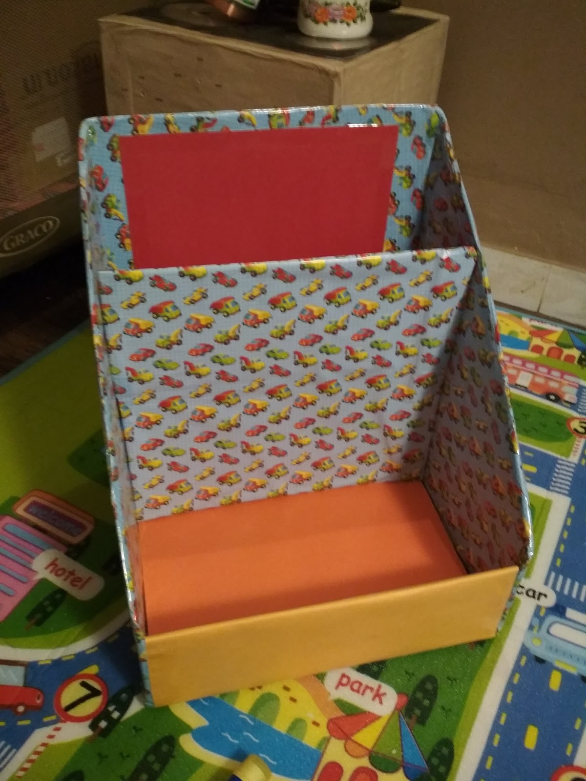 Sonshine Mumma DIY Book Shelf Cardboard Box Book Shelf