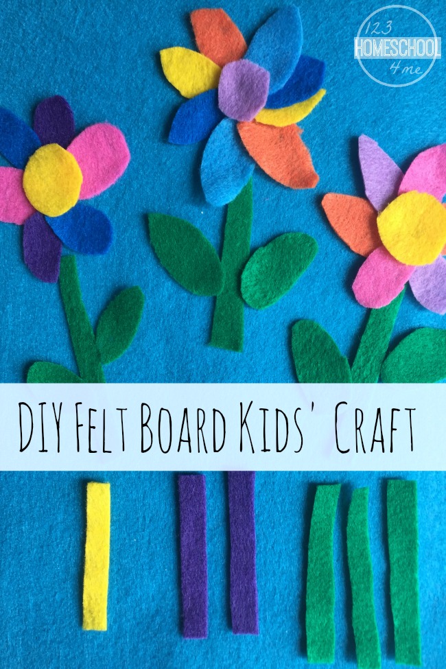 Felt Board Flower Craft testing