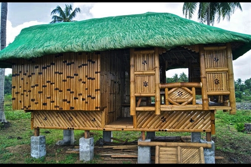  Contoh  Desain Rumah  Bambu  Sederhana Dan Unik Model Rumah  