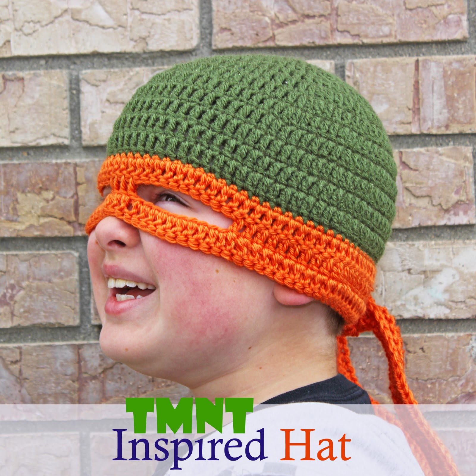 Crochet TMNT Teenage Mutant Ninja Turtles Inspired hat PATTERN