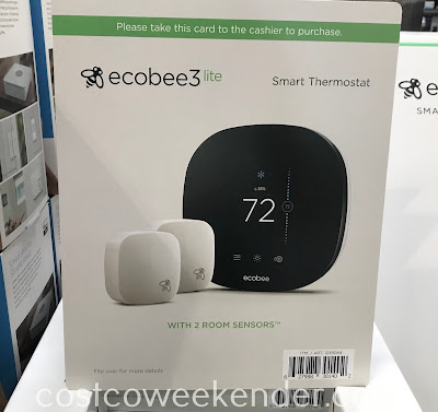 Easily maintain just the right temperature for your home with the ecobee3 lite Smart Thermostat