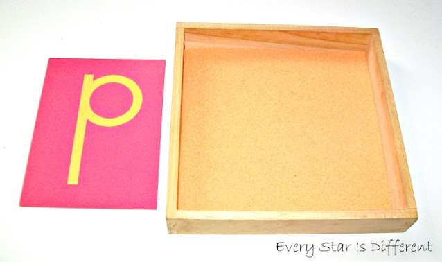 P is for Pumpkin Sand Tray