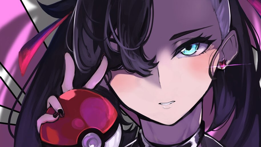Marnie, Pokeball, Gym Leader, Pokemon Sword and Shield, 4K, #3.1376