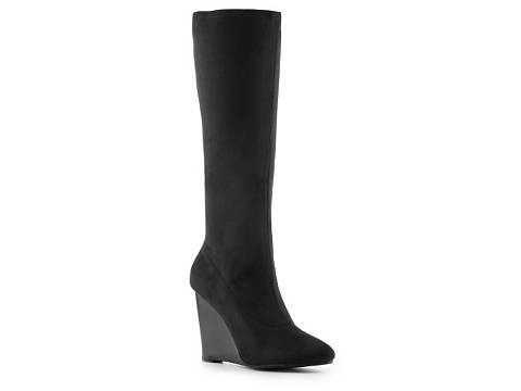 KNEE HIGH BOOT SHOPPING MONTH - DSW Shoes: Wedge Boots - Day 1
