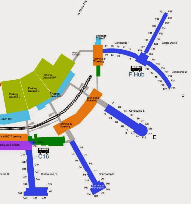 Map of phl airport