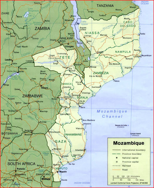 image: Mozambique political map