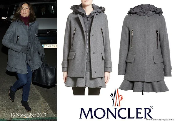 Crown Princess Mary wore Moncler Phemia Puffer Vest