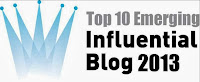 Winners: Top 10 Emerging Influential Blogs 2013