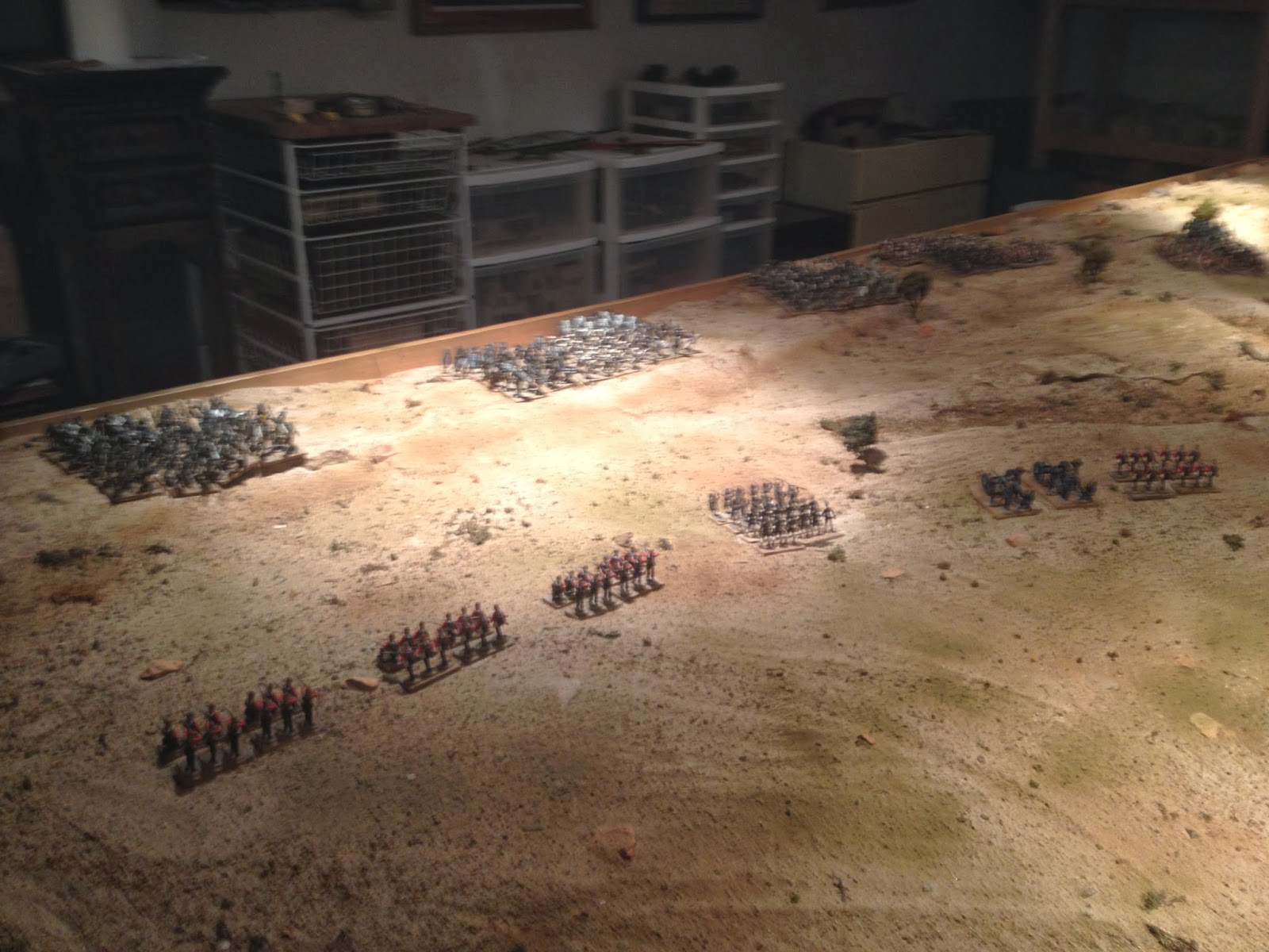 colonial wargaming Sand table wargaming