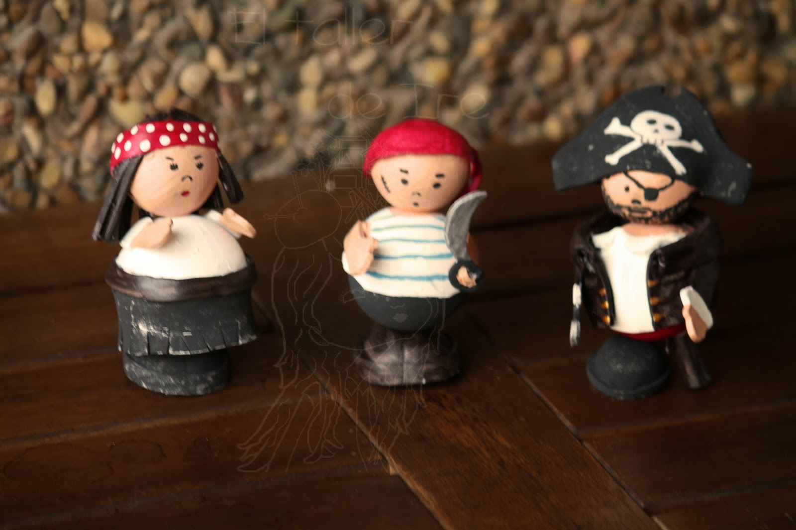 de DIY: Muñecos del barco pirata