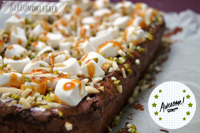 Kleeundkleiber: {Lecker getestet} Rocky Road Brownies Kleeundkleiber: {Lecker getestet} Rocky Road Brownies