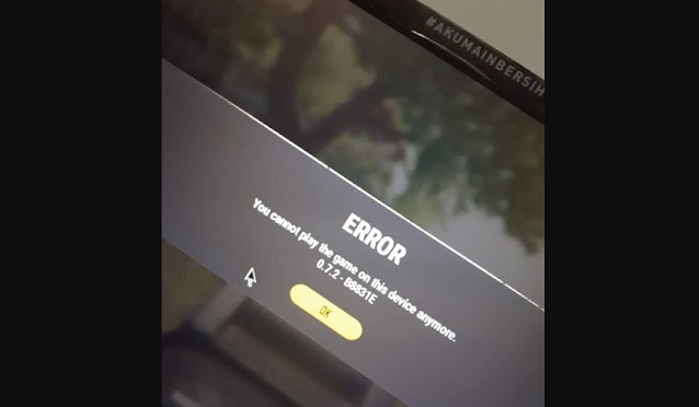 Cara Mengatasi Error PUBG Lite PC You Cannot Play The Game on This Device Anymore