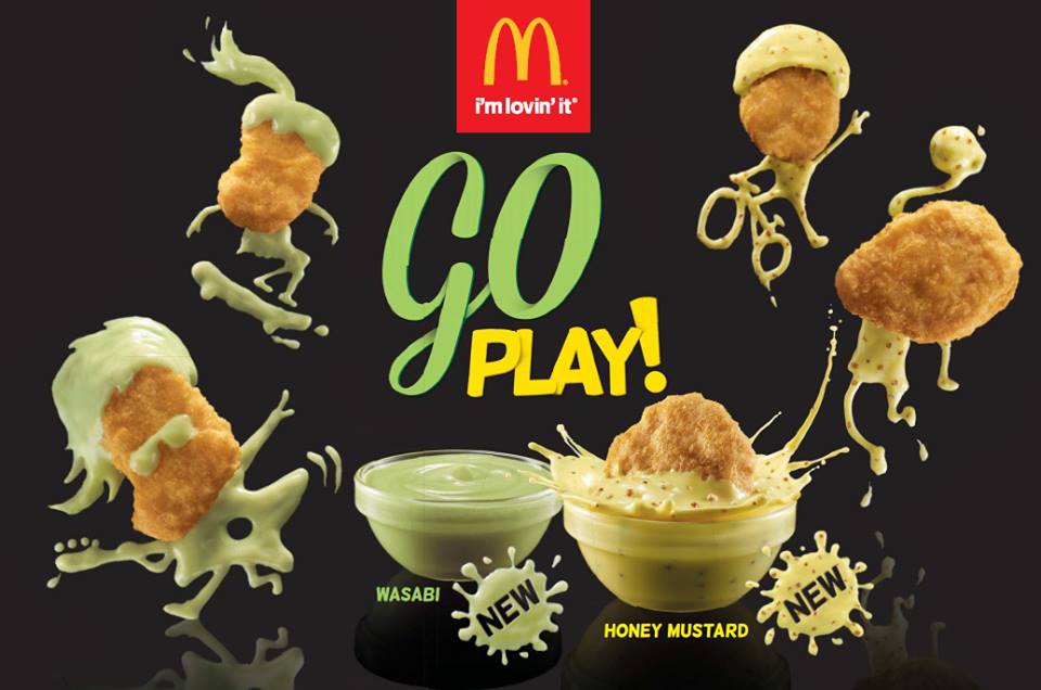 McDonald's Honey Mustard & Wasabi Sauce & New Curry Shaker Fries