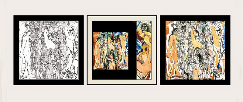 Dessin: Triptyque