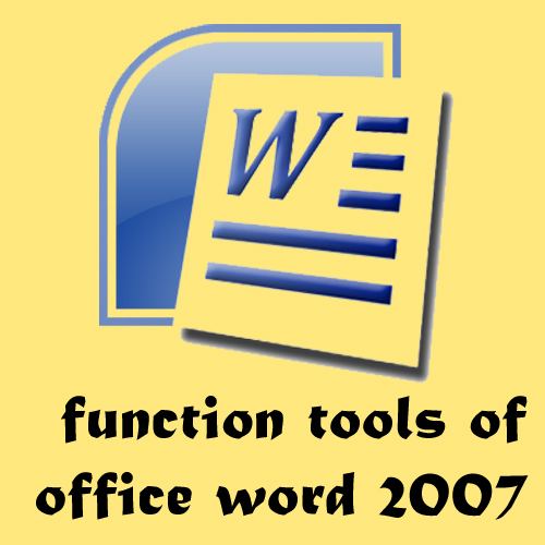 Entri Baru Fungsi Tools Microsoft Office Word 2007