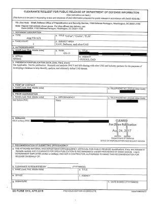 DD 1910 Form For Go Fast, Gimbal and FLIR UFO Videos DD 1910 Form For Go Fast, Gimbal and FLIR UFO Videos