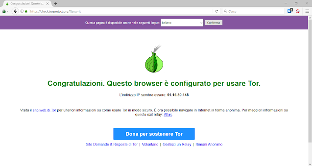rete Tor - configurazione