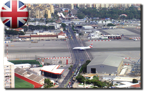 Aeroporto internacional de Gibraltar, Reino unido
