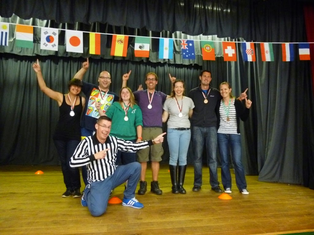The 2014 World Finger Jousting Championship competitors