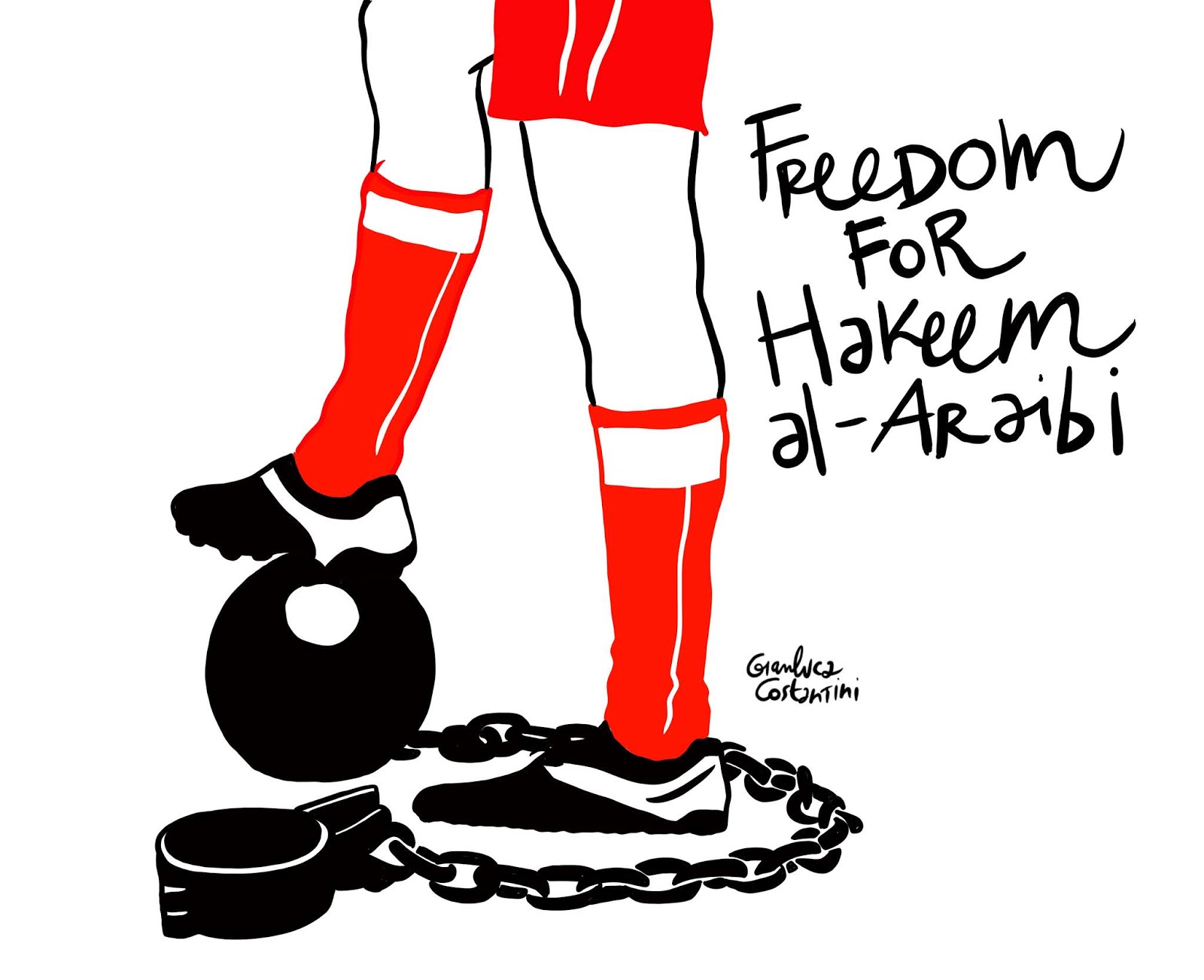 Channeldraw: Freedom for Hakeem al-Araibi