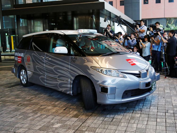 Tokyo-2020-taxi-guida-autonoma-Olimpiadi