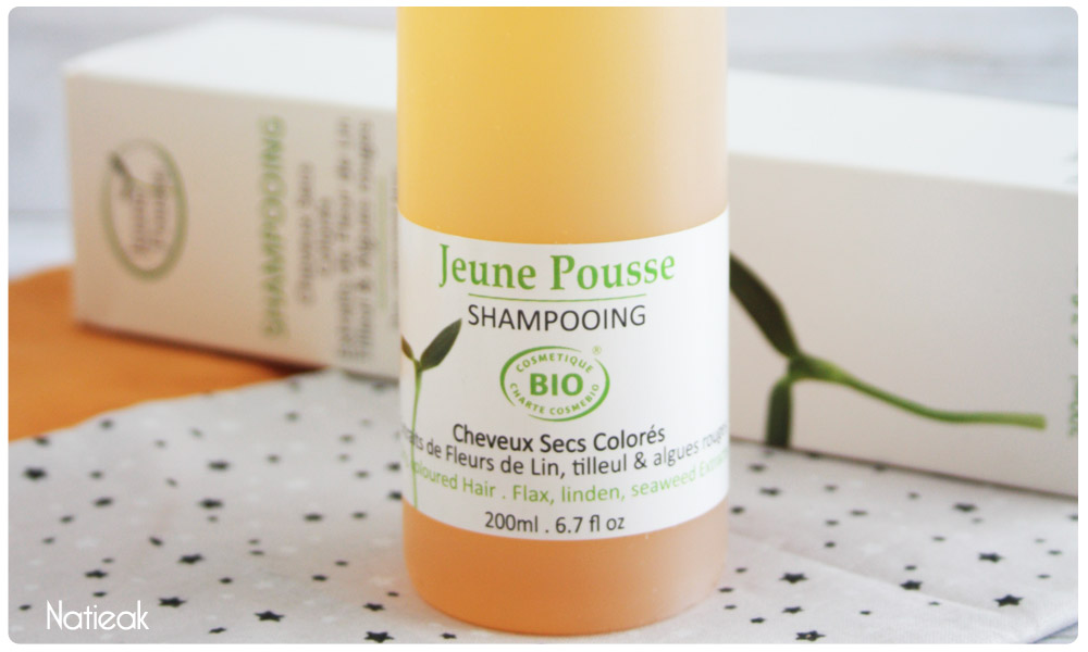 shampooing cheveux colorés et secs  de Jeune Pousse